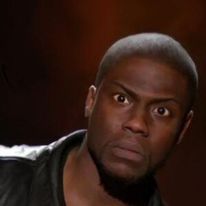 Kevin Hart shocked face