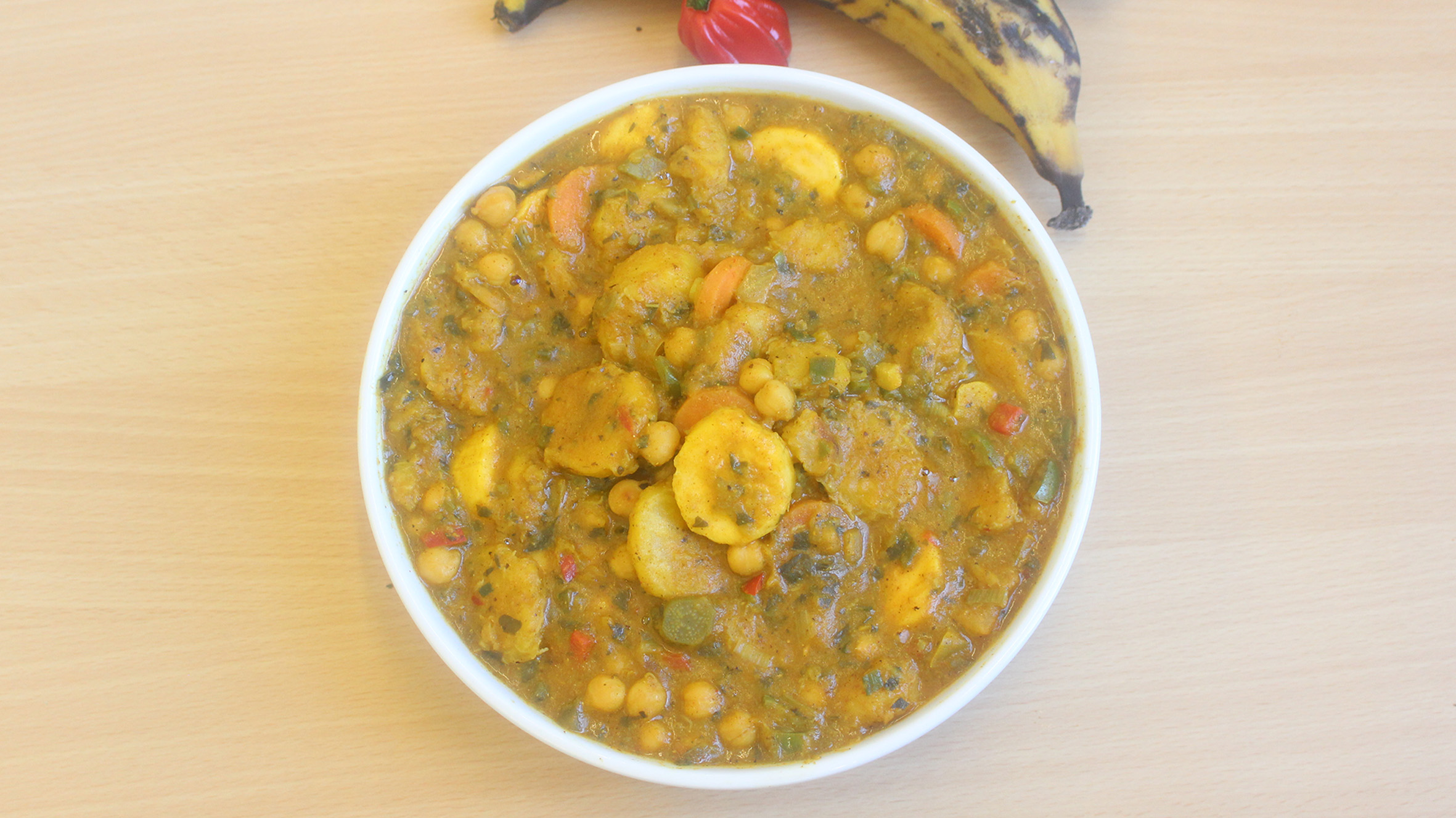 Plantain & Chickpea curry Original Flava