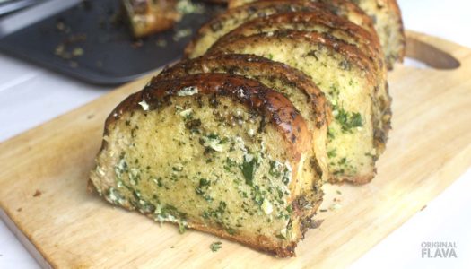 Garlic hardough bread